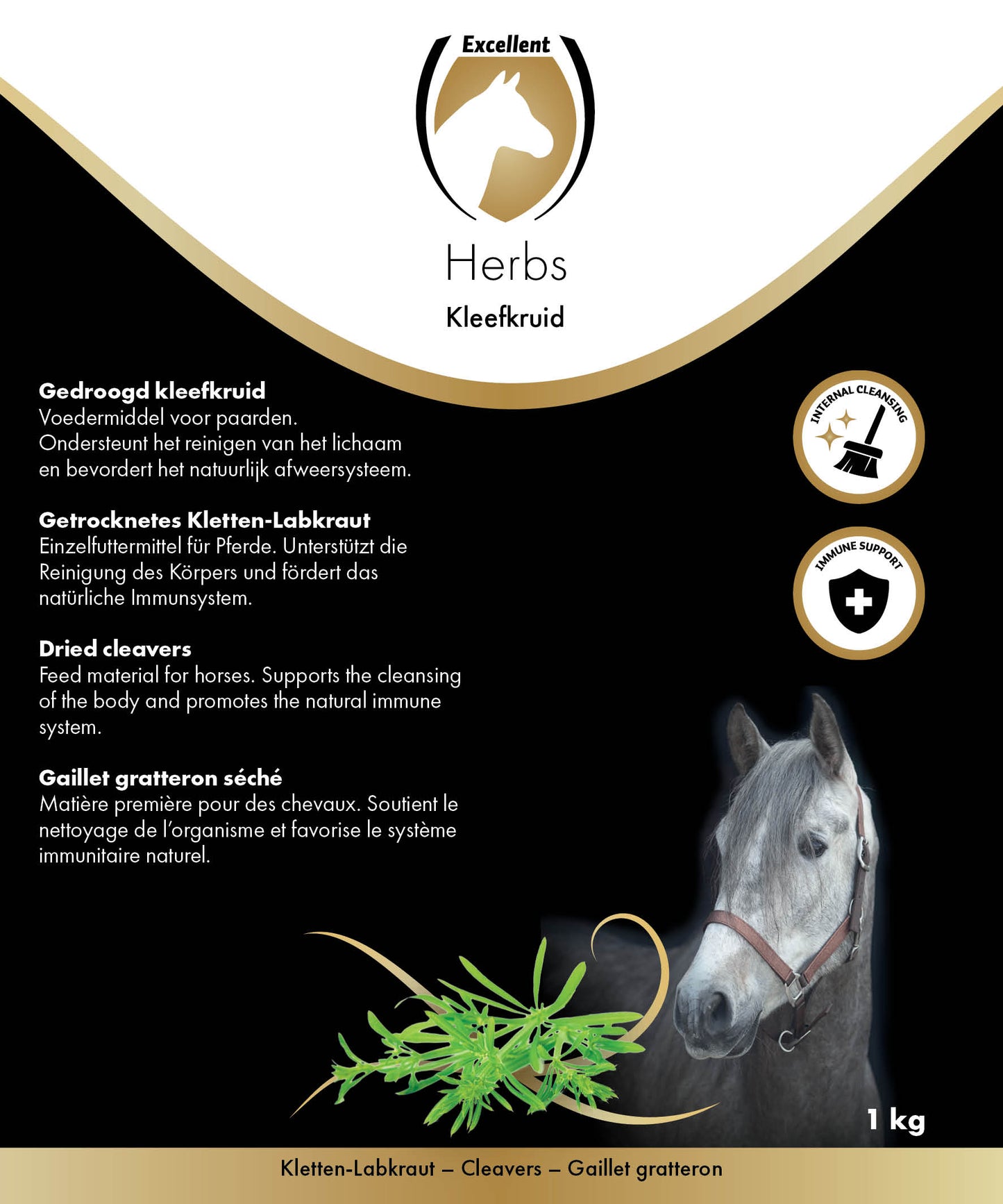 Excellent Horse Herbs Cleavers 1 kg