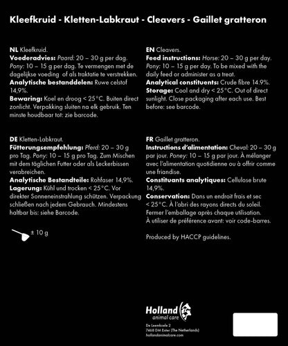 Excellent Horse Herbs Cleavers 1 kg