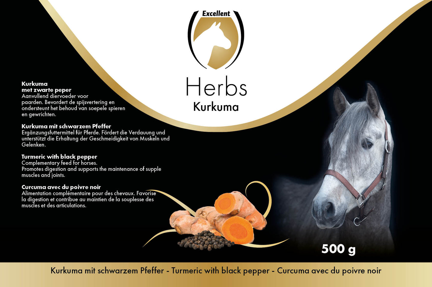 Excellent Horse Herbs Kurkuma 500 g