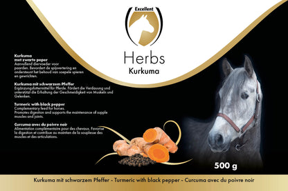 Excellent Horse Herbs Kurkuma 500 g