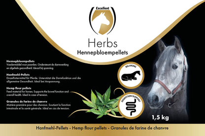 Excellent Horse Herbs Hanfmehl-Pellets 1,5 kg
