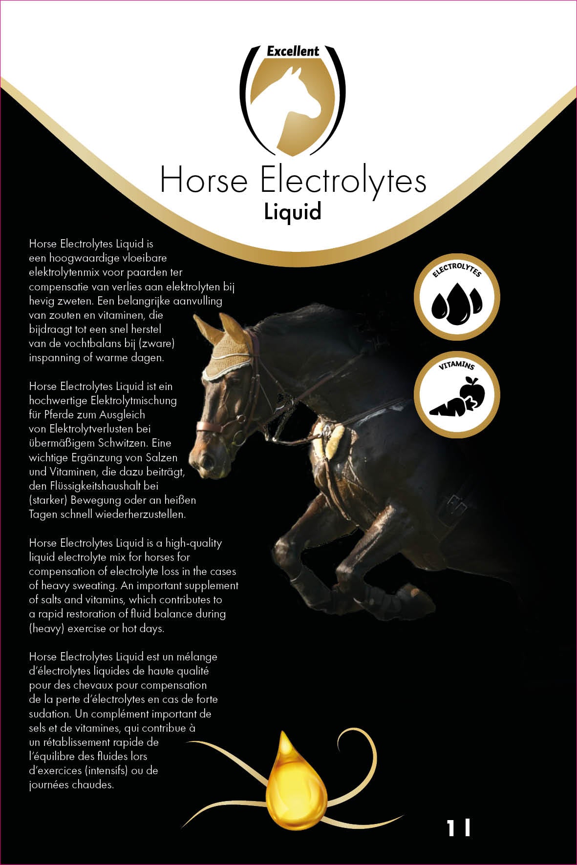 Excellent Horse Electrolytes Liquid 1 L