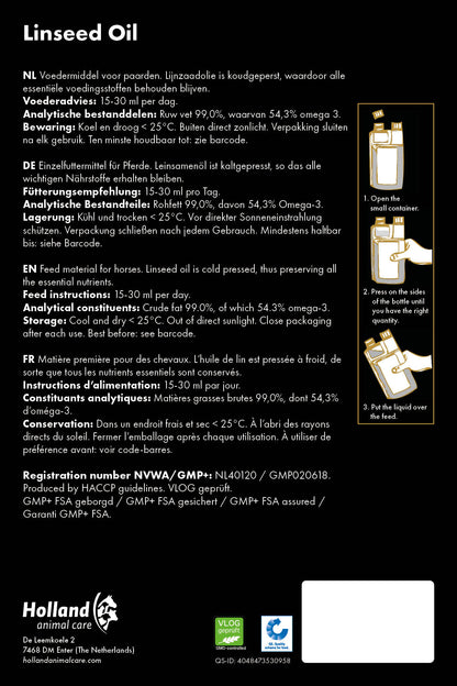Excellent Horse Leinsamenöl