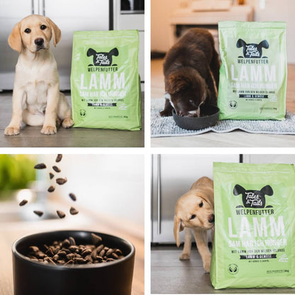 LammSam hab ich Hunger - Softes Trockenfutter für Welpen mit Lamm