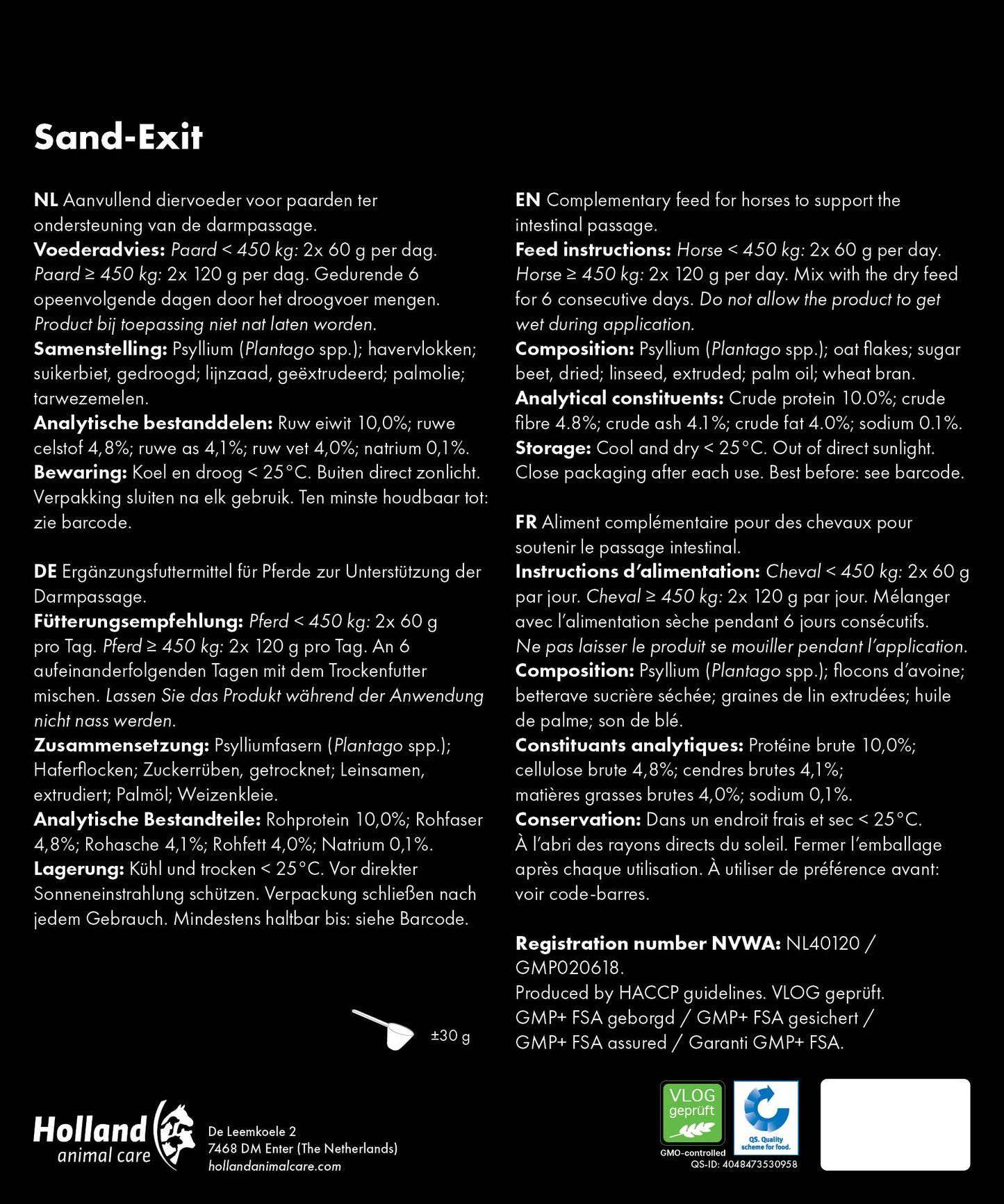 Excellent Horse Sand-Exit 1,5 kg