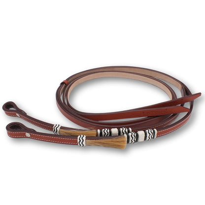 Western-Kopfstück mit Vorderzeug, keltischen Knoten und geflochtene Rohhaut Akzente, Set,