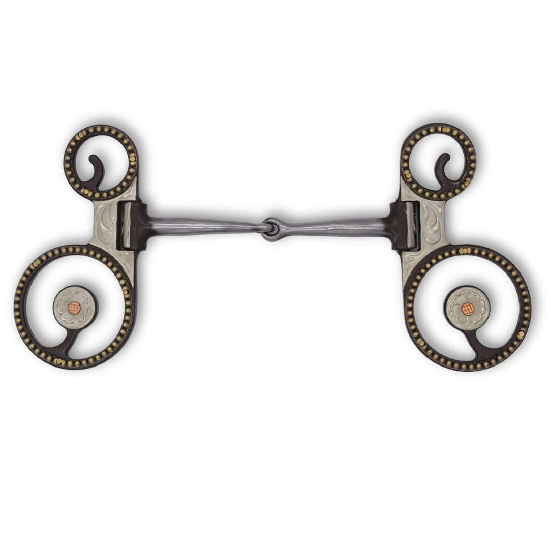 Colt breaker Westernbit einfach gebrochen, Snaffle Bit, 13,5