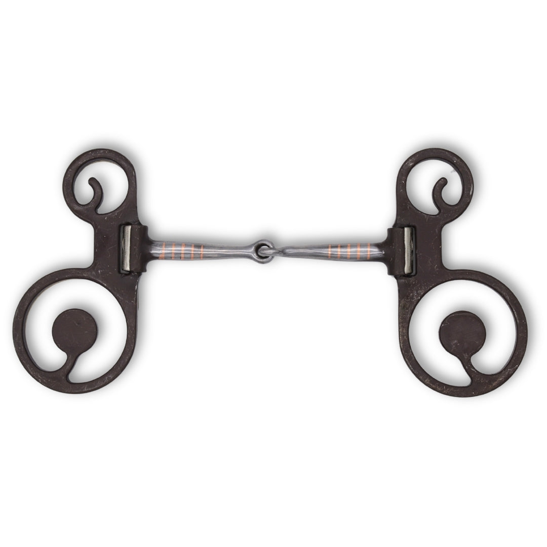 Colt breaker Westernbit einfach gebrochen, Snaffle Bit, 13,5,