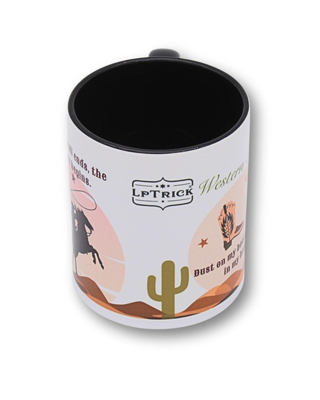 Keramik Tasse Western Style,