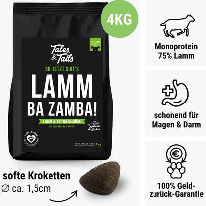 LammBa Zamba! - Softes Trockenfutter - Hundefutter mit Lamm