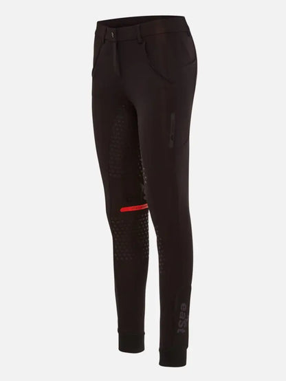 eaSt R2 Performance Dressage Reithose - Vorderansicht Vollbesatz 4-Way Stretch Material
