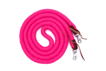 Baumwollzügel geschlossen, Länge 3,1 Meter, pink