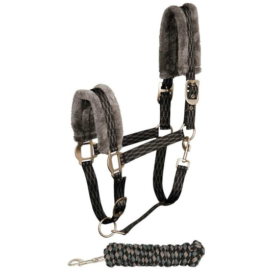 Fleecedecke "Furby" im Set mit Halfter und Strick