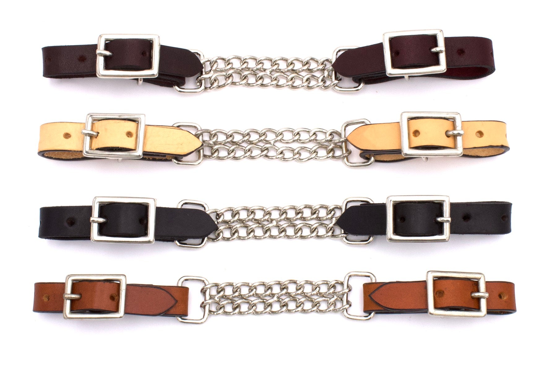 Leder Kinnkette, braun,