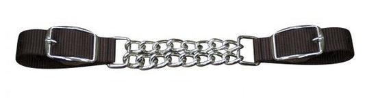 Nylon Kinnkette braun