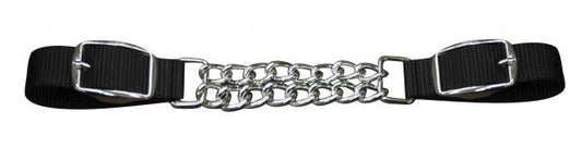 Nylon Kinnkette schwarz