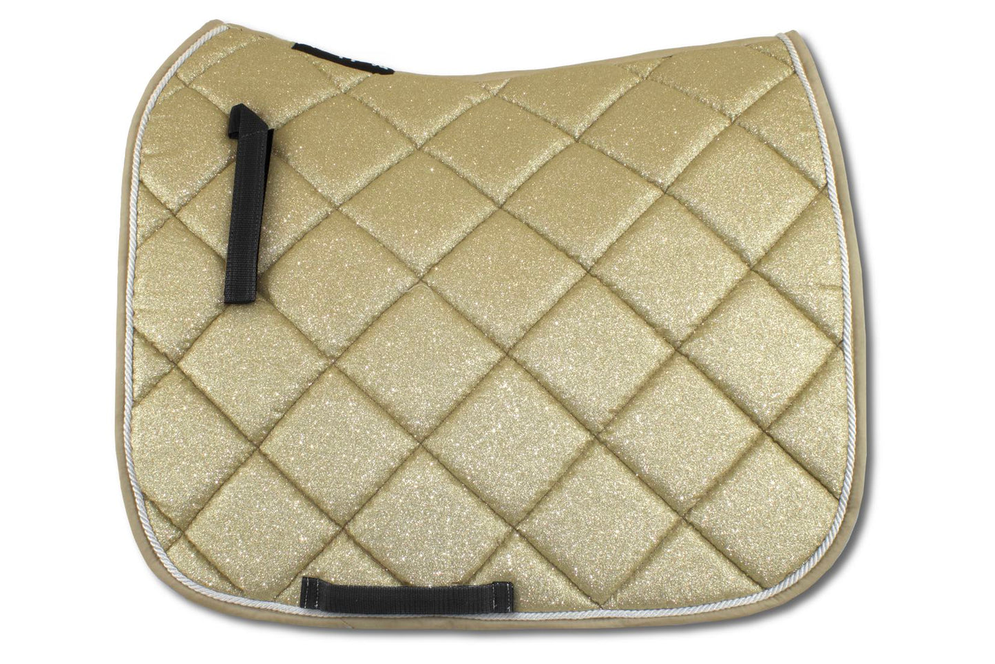 Glitzer Schabracke, champagner - gold