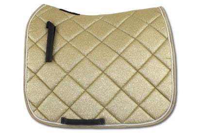 Glitzer Schabracke, champagner - gold