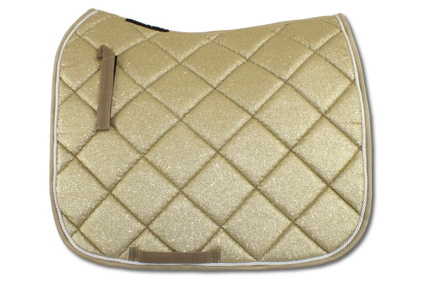 Glitzer Schabracke, champagner - gold