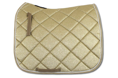 Glitzer Schabracke, champagner - gold