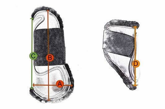 Gamaschen und Streichkappen anthrazitgrau, Springgamaschen 4er Set,