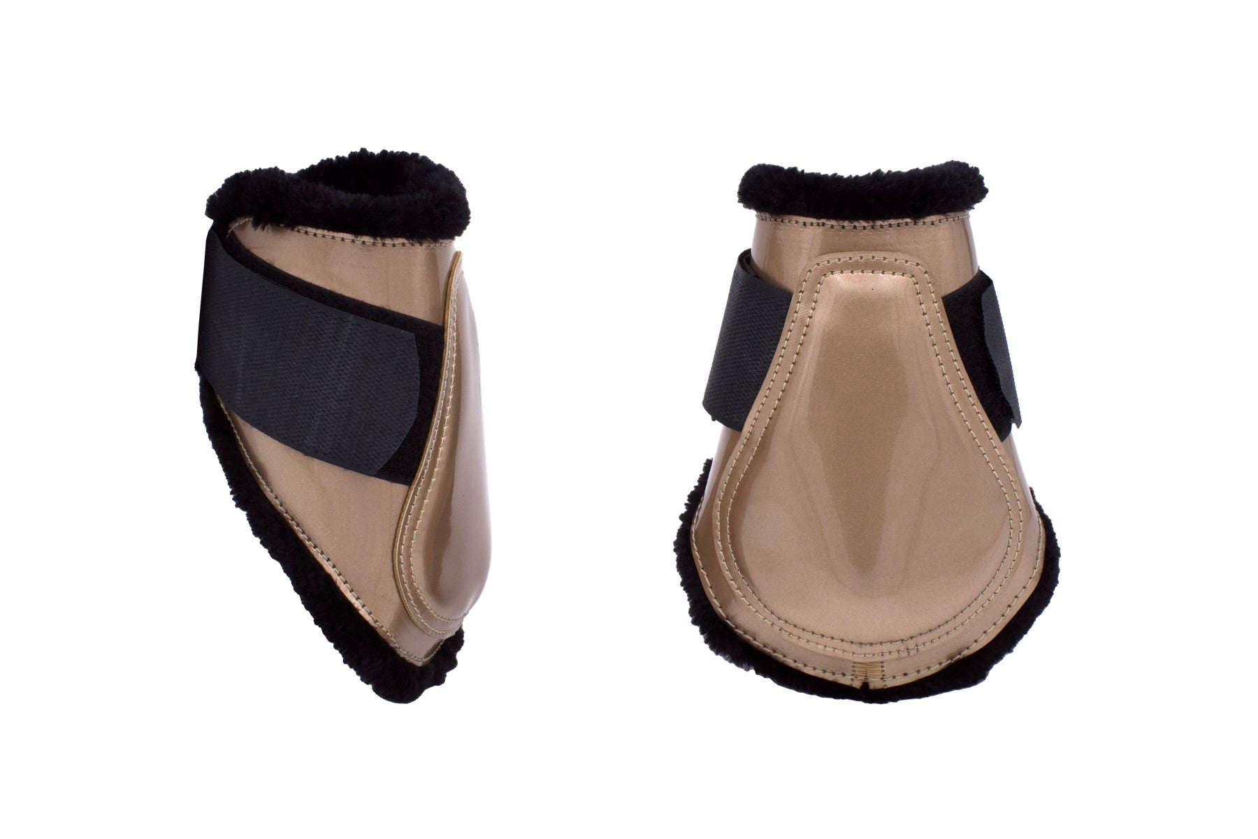 Gamaschen und Streichkappen rosegold, Springgamaschen 4er Set,