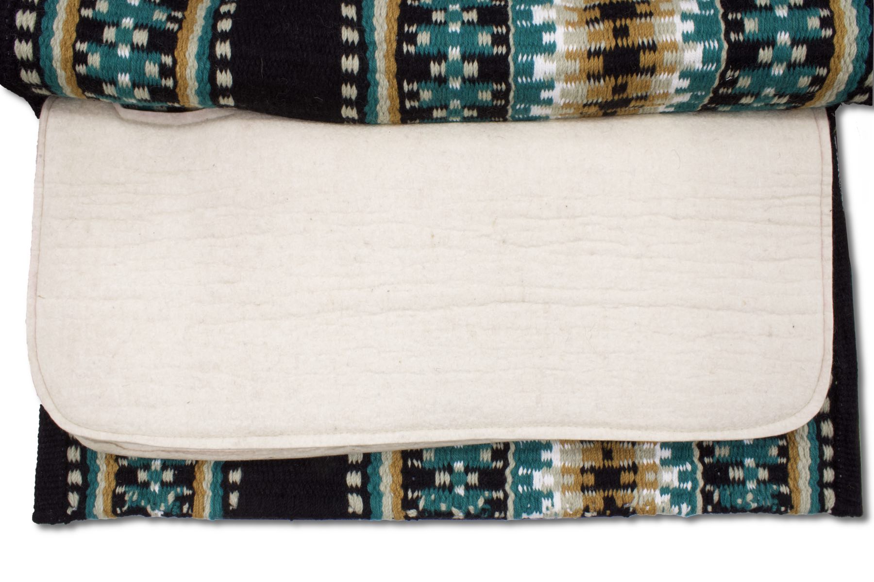 Kombi Wollfilz Westernpad mit Blanket, Kombipad mit Blanket,