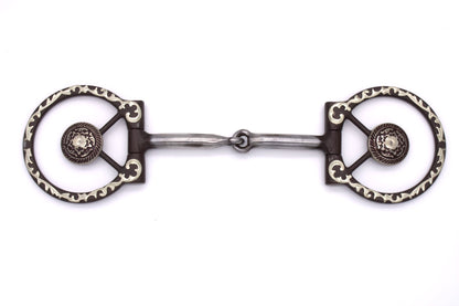 Snaffle Westernbit mit Concho 12,5 cm