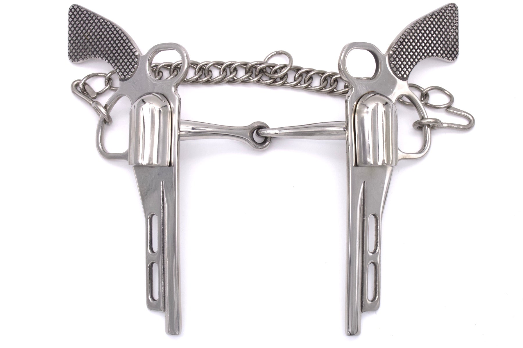 Snaffle Western Gebiss, Westernbit Colt 12,5 cm mit Shanks,