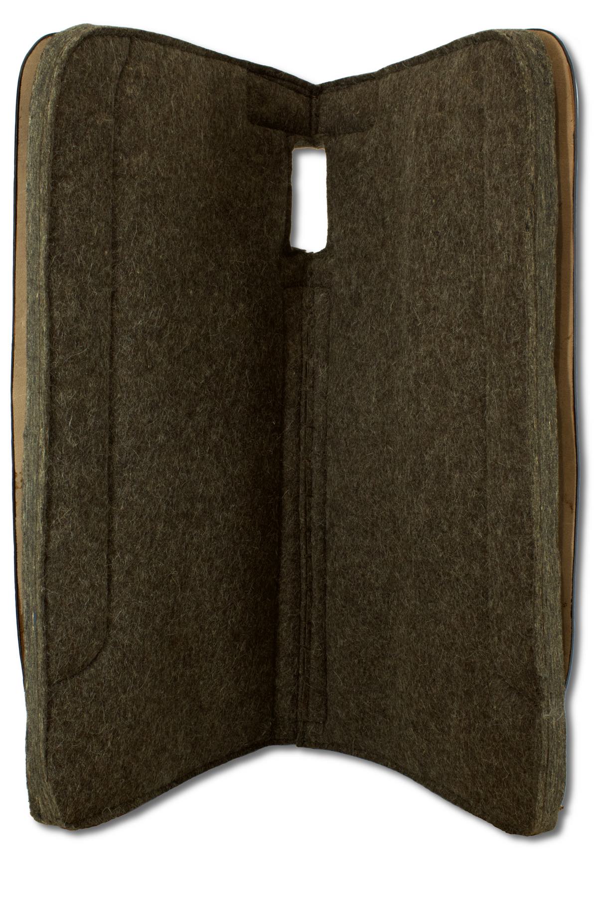 Westernpad Wollfilz mit Punzierung square show,