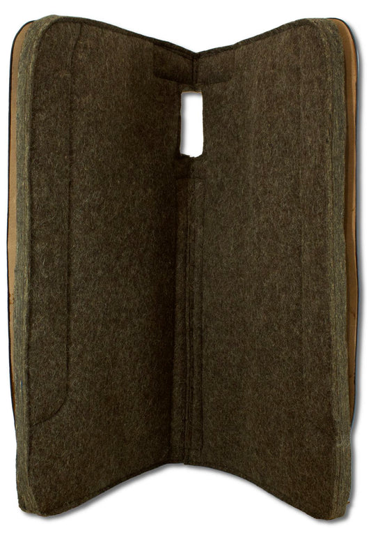 Westernpad Wollfilz mit Punzierung square show,